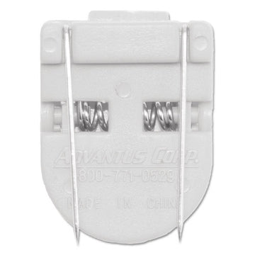 Advantus Wall Clips For Fabric Panels, 40 Sheets, White, 4-pack freeshipping - TVN Wholesale